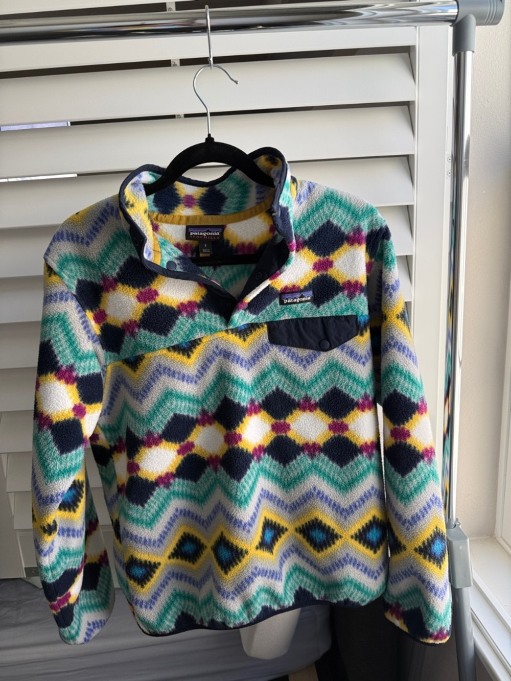 Patagonia Synchilla Multicolor Aztec Snap-T Fleece Pullover